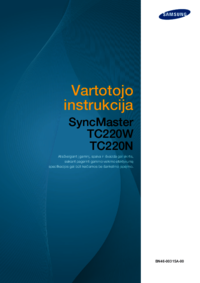 Voir le document Samsung TC220W Manuel d'utilisateur