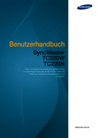 Voir le document Samsung TC220W Manuel d'utilisateur