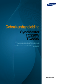 Voir le document Samsung TC220W Manuel d'utilisateur